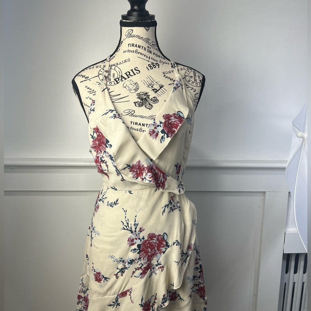 DONT ASK WHY Sun Dress Red Flowers